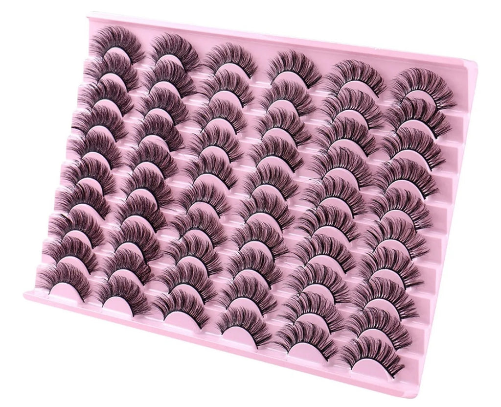 Pestañas Postizas 30 Pares ojos Cosplay